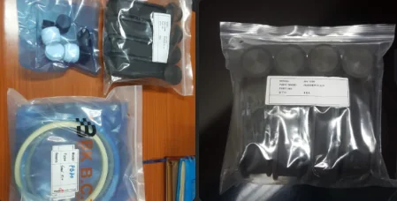 Packed SANY concrete pump parts and Power Breaker parts ready for dispatch