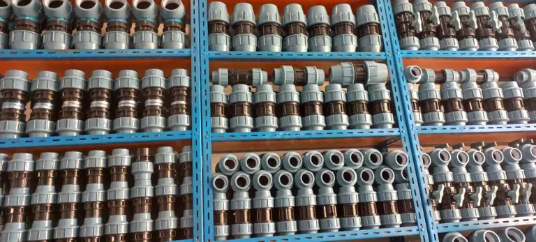 HDPE compression fittings