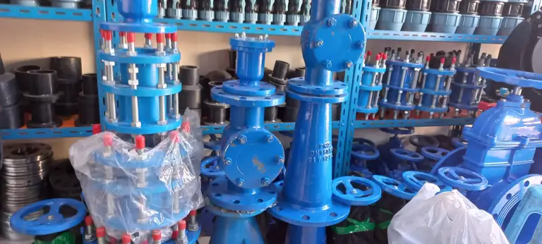 Gate valves & flanged fittings