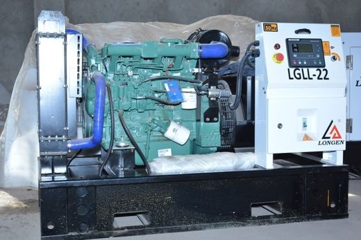 Open diesel generator
