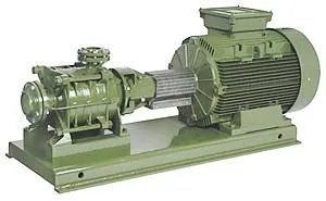Multistage pump unit