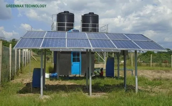 Solar pumping installation